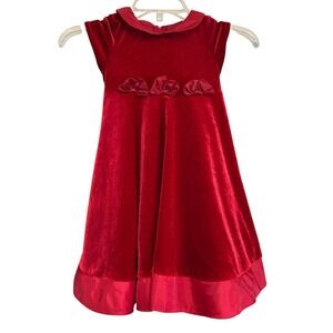 Sophie Rose Girls Size 4T Red Party Dress Toddler Christmas Holiday Pageant‎